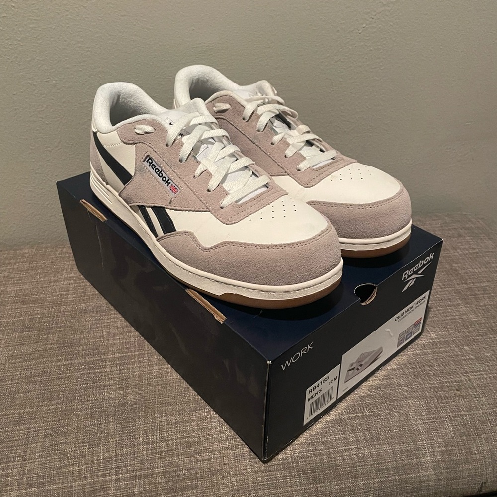 Reebok Work Compsit Toe 
Size 12
Color White